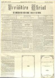 Periódico Oficial del Gobierno del Estado Libre y Soberano de Oaxaca. Primera época, año III, Tomo IV, núm. 6, enero 23 de 1884 | Biblioteca Virtual Miguel de Cervantes