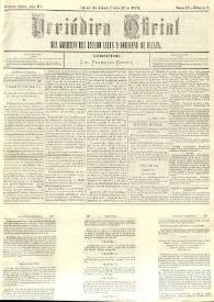 Periódico Oficial del Gobierno del Estado Libre y Soberano de Oaxaca. Primera época, año III, Tomo IV, núm. 8, enero 30 de 1884 | Biblioteca Virtual Miguel de Cervantes