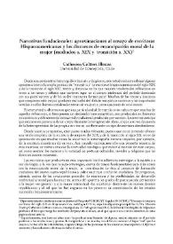 Narrativas fundacionales: aproximaciones al ensayo de escritoras hispanoamericanas y los discursos de emancipación moral de la mujer (mediados s. XIX y transición s. XX) / Cathereen Coltters Illescas     | Biblioteca Virtual Miguel de Cervantes