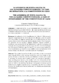 La Audiencia de Nueva Galicia vs. los alcaldes constitucionales. Un caso de infracción a la Constitución de Cádiz
 / Francisco Ramos Quiroz | Biblioteca Virtual Miguel de Cervantes