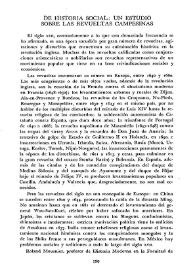 De historia social. Un estudio sobre las revueltas campesinas  / Joaquín Arango Vila-Belda | Biblioteca Virtual Miguel de Cervantes