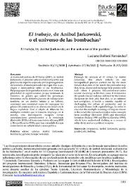 "El trabajo", de Aníbal Jarkowski, o el universo de las bombacha / Luciana Belloni Fernández | Biblioteca Virtual Miguel de Cervantes