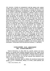 Aleixandre: Sus "Diálogos del conocimiento"  / Leopoldo de Luis | Biblioteca Virtual Miguel de Cervantes