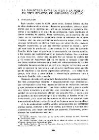 La dialéctica entre la vida y la poesía en tres relatos de Abelardo Castillo  / Cristina Piña   | Biblioteca Virtual Miguel de Cervantes