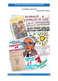 A Leopoldo de Luis
 / Carlos Benítez Villodres | Biblioteca Virtual Miguel de Cervantes