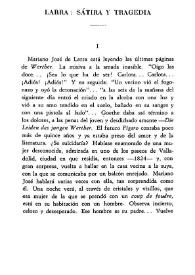 Larra : sátira y tragedia / Alfredo de la Guardia | Biblioteca Virtual Miguel de Cervantes