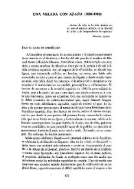 Una velada con Azaña (1880-1980)  / Sabas Martín Fuentes     | Biblioteca Virtual Miguel de Cervantes