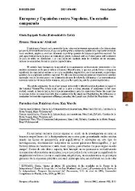 Europeas y Españolas contra Napoleón. Un estudio comparado / Gloria Espigado Tocino | Biblioteca Virtual Miguel de Cervantes