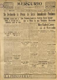 Mercurio. Año I, núm. 223, miércoles 19 de enero de 1921 | Biblioteca Virtual Miguel de Cervantes