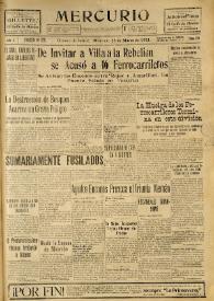 Mercurio. Año I, núm. 278, miércoles 23 de marzo de 1921 | Biblioteca Virtual Miguel de Cervantes