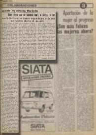 Memoria de Antonio Machado
 / Leopoldo de Luis | Biblioteca Virtual Miguel de Cervantes