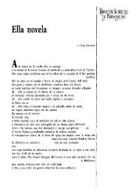 Ella novela / Horácio Costa  | Biblioteca Virtual Miguel de Cervantes