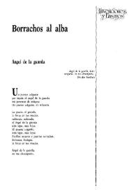 Borrachos al alba  / Víctor Sandoval  | Biblioteca Virtual Miguel de Cervantes