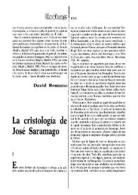 La cristología de José Saramago  / Mario Boero  | Biblioteca Virtual Miguel de Cervantes