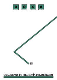 Doxa. Cuadernos de Filosofía del Derecho. Núm. 48, 2024 | Biblioteca Virtual Miguel de Cervantes