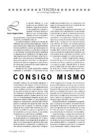 Consigo mismo / Jesús Campos García | Biblioteca Virtual Miguel de Cervantes