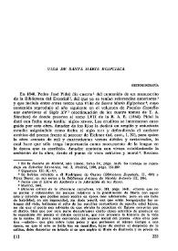 Vida de Santa María Egipcíaca / Guillermo Díaz-Plaja | Biblioteca Virtual Miguel de Cervantes