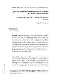 ¿Sueñan las normas con ovejas eléctricas? Sobre las normas como artefactos / Jorge L. Rodríguez | Biblioteca Virtual Miguel de Cervantes