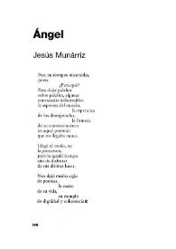 Ángel / Jesús Munárriz | Biblioteca Virtual Miguel de Cervantes