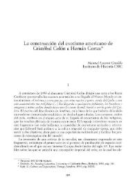 La construcción del exotismo americano de Cristóbal Colón a Hernán Cortés / Manuel Lucena Giraldo | Biblioteca Virtual Miguel de Cervantes