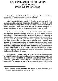 Les fantasmes de création littéraire dans "La de Bringas" / Sadi Lakhdari | Biblioteca Virtual Miguel de Cervantes