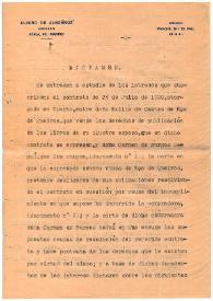 Dictamen. 28 de marzo de 1924 / Álvaro de Albornoz | Biblioteca Virtual Miguel de Cervantes