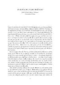 En busca de un archigénero / José María Pozuelo Yvancos | Biblioteca Virtual Miguel de Cervantes