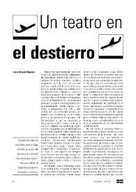 Un teatro en el destierro / José Ricardo Morales | Biblioteca Virtual Miguel de Cervantes