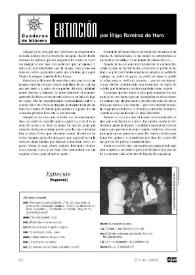 Extinción / Por Iñigo Ramírez de Haro | Biblioteca Virtual Miguel de Cervantes
