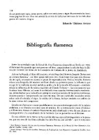 Bibliografía flamenca / Eugenio Cobo | Biblioteca Virtual Miguel de Cervantes