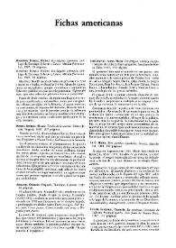 Cuadernos hispanoamericanos, núm. 461 (noviembre 1988). Fichas americanas  / Blas Matamoro | Biblioteca Virtual Miguel de Cervantes