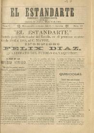 El Estandarte : periódico independiente. Tomo I, núm. 18, mayo 23 de 1902 | Biblioteca Virtual Miguel de Cervantes