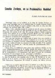 Concha Zardoya, en su problemática realidad / Isabel Paraíso de Leal | Biblioteca Virtual Miguel de Cervantes