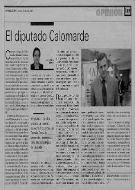 El diputado Calomarde / José Carlos Rovira | Biblioteca Virtual Miguel de Cervantes
