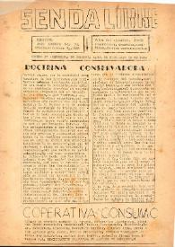 Senda Libre. [Año I], núm. 17, 13 de mayo de 1949 | Biblioteca Virtual Miguel de Cervantes
