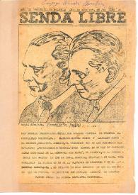 Senda Libre. Año II, núm. 26, 28 de octubre de 1949 | Biblioteca Virtual Miguel de Cervantes