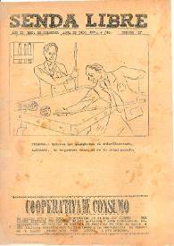 Senda Libre. Año II, núm. 27, 4 de noviembre de 1949 | Biblioteca Virtual Miguel de Cervantes