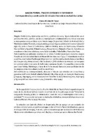 Magda Portal: trazos cortados y olvidados. Correspondencia y construcción de vínculos femeninos en América Latina / Diana Miloslavich Túpac | Biblioteca Virtual Miguel de Cervantes