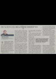 De nuevo el brazo incorrupto / José Carlos Rovira | Biblioteca Virtual Miguel de Cervantes
