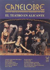 Canelobre, 28 (verano 1994). El teatro en Alicante / director Miguel Ángel Lozano Marco ; coordinado por Juan A. Ríos Carratalá, Eva García Ferrón | Biblioteca Virtual Miguel de Cervantes