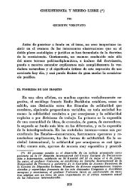 Coexistencia y mundo libre 
 / por Giuseppe Vedovato | Biblioteca Virtual Miguel de Cervantes