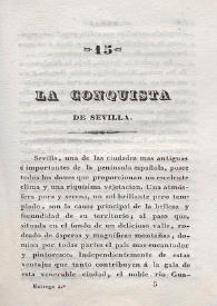 La conquista de Sevilla / D. Telesforo de Trueba | Biblioteca Virtual Miguel de Cervantes