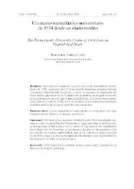 El crucero transatlántico universitario de 1934 desde un diario inédito / Marcelino Jiménez León | Biblioteca Virtual Miguel de Cervantes