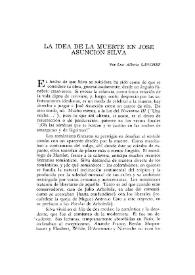 La idea de la muerte en José Asunción Silva / Luis Alberto Sánchez | Biblioteca Virtual Miguel de Cervantes
