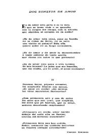 Dos sonetos de amor / Concha Zardoya | Biblioteca Virtual Miguel de Cervantes