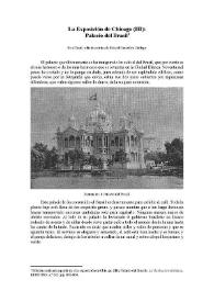 La Exposición de Chicago (III): Palacio del Brasil  / Eva Canel ; edición crítica de Daniel González Gallego | Biblioteca Virtual Miguel de Cervantes